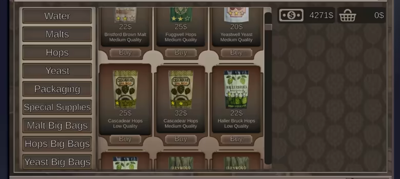 啤酒制造模拟器/Beer Manufacture Simulator